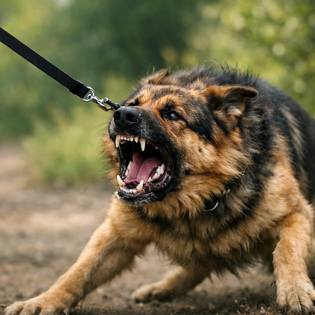 Dog before training - calm but untrained